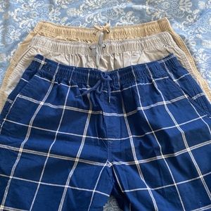 New!  Set of 3 shorts, size Large, 7 inch inseam